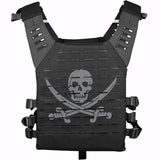 Valken Alpha Plate Carrier Vest - Laser Cut - Black Pirate - New Breed Paintball & Airsoft - Valken Alpha Plate Carrier Vest - Laser Cut - Black Pirate - Valken