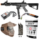 Valken ASL+ Kilo45 AEG - Starter Airsoft Gun Package - Mask/Speed Loaders/BBs/Battery/Charger - New Breed Paintball & Airsoft - Valken ASL+ Kilo45 AEG - Starter Airsoft Gun Package - Mask/Speed Loaders/BBs/Battery/Charger - Valken