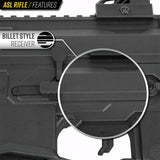 Valken ASL MOD-L Hi-Velocity AEG - Black - New Breed Paintball & Airsoft - Valken ASL MOD-L Hi-Velocity AEG - Black - Valken