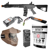 Valken ASL+ Whiskey AEG - Starter Airsoft Gun Package - Mask/Speed Loader/BBs/Battery/Charger - New Breed Paintball & Airsoft - Valken ASL+ Whiskey AEG - Starter Airsoft Gun Package - Mask/Speed Loader/BBs/Battery/Charger - Valken