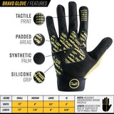 Valken "Bravo" Gloves - Black - New Breed Paintball & Airsoft - Valken "Bravo" Gloves - Black - Valken
