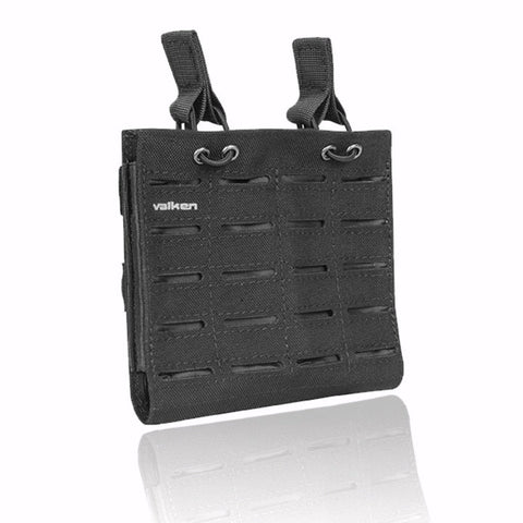 Valken Double Rifle Magazine Vest Pouch - Black - New Breed Paintball & Airsoft - Valken Double Rifle Magazine Vest Pouch - Black - Valken