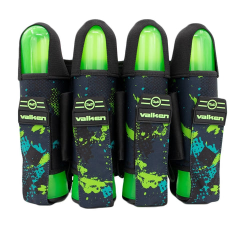 Valken Fate GFX 4+3 Pod Pack - Green Abstract - New Breed Paintball & Airsoft - Valken Fate GFX 4+3 Pod Pack - Green Abstract - Valken