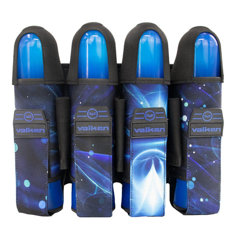 Valken Fate GFX 4+3 Pod Pack - Plasma Blue - New Breed Paintball & Airsoft - Valken Fate GFX 4+3 Pod Pack - Plasma Blue - Valken