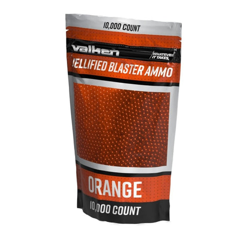 Valken GB Jellified Blaster Ammo - 10,000ct - Orange - New Breed Paintball & Airsoft - Valken GB Jellified Blaster Ammo - 10,000ct - Orange - Valken