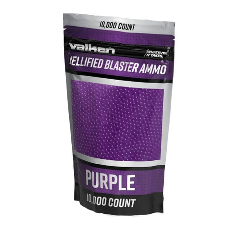Valken GB Jellified Blaster Ammo - 10,000ct - Purple - New Breed Paintball & Airsoft - Valken GB Jellified Blaster Ammo - 10,000ct - Purple - Valken