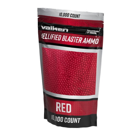 Valken GB Jellified Blaster Ammo - 10,000ct - Red - New Breed Paintball & Airsoft - Valken GB Jellified Blaster Ammo - 10,000ct - Red - Valken