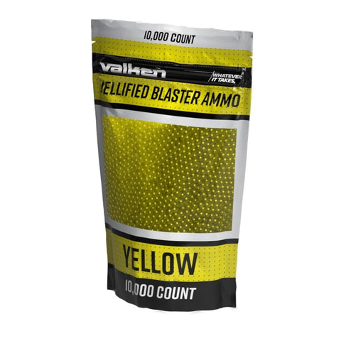 Valken GB Jellified Blaster Ammo - 10,000ct - Yellow - New Breed Paintball & Airsoft - Valken GB Jellified Blaster Ammo - 10,000ct - Yellow - Valken