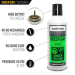 Valken Green Gas - 1 Can - New Breed Paintball & Airsoft - Valken Green Gas - 1 Can - Valken