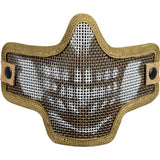 Valken Kilo 2G Skull Mesh Mask - Tan - New Breed Paintball & Airsoft - Valken Kilo 2G Skull Mesh Mask - Tan - Valken