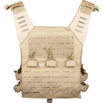 Valken Laser Cut Plate Carrier - Tan w/Mag Pouches - New Breed Paintball & Airsoft - Valken Laser Cut Plate Carrier - Tan w/Mag Pouches - Valken