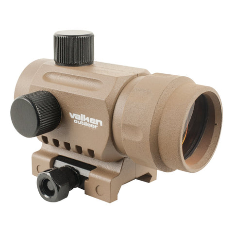 Valken Mini Red Dot Sight RDA20 - Tan - New Breed Paintball & Airsoft - Valken Mini Red Dot Sight RDA20 - Tan - Valken