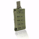 Valken Single Rifle Magazine Vest Pouch - Olive - New Breed Paintball & Airsoft - Valken Single Rifle Magazine Vest Pouch - Olive - Valken