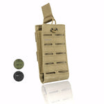 Valken single Rifle Magazine Vest Pouch - Tan - New Breed Paintball & Airsoft - Valken single Rifle Magazine Vest Pouch - Tan - Valken