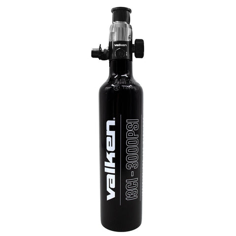 Valken V2.0 13ci 3000PSI Aluminum HPA Tank - Black - New Breed Paintball & Airsoft - Valken V2.0 13ci 3000PSI Aluminum HPA Tank - Black - Valken