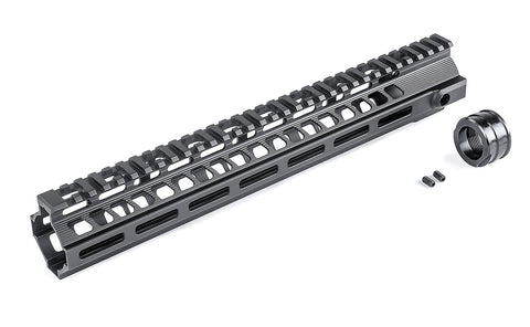 VFC Saber 13in M-Lok Handguard - Black - New Breed Paintball & Airsoft - VFC Saber 13in M-Lok Handguard - Black - Umarex